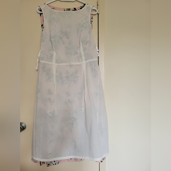 🌟Host Pick🌟 Anne Klein A-Line Print Cotton Floral Dress Size 12 - Picture 12 of 14